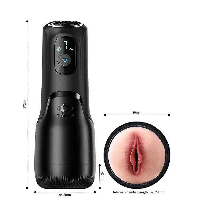 XS7: Masturbator mit Gen 2 Kontraktion, Saugfunktion & Vibration