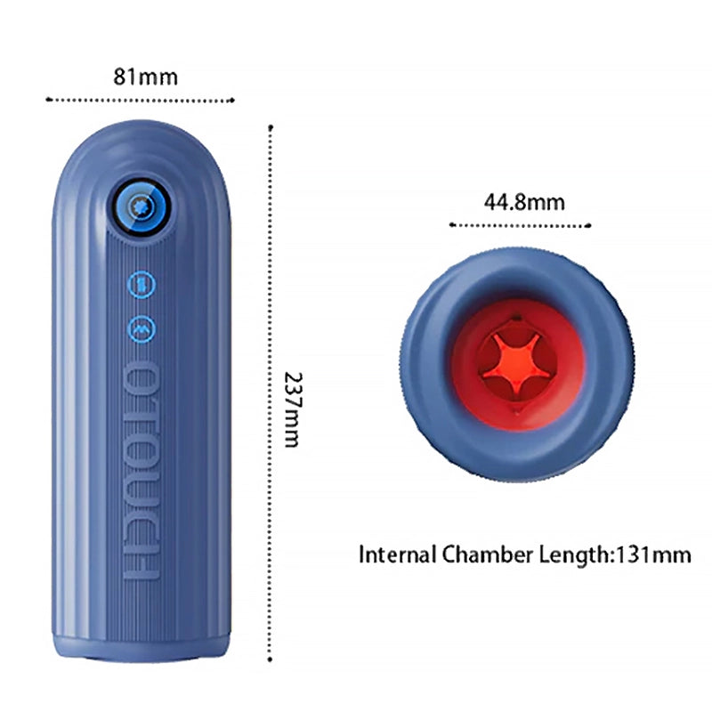 XT9: Wasserdichter Masturbator mit 360° Kontraktion, Stoßfunktion & Vibration