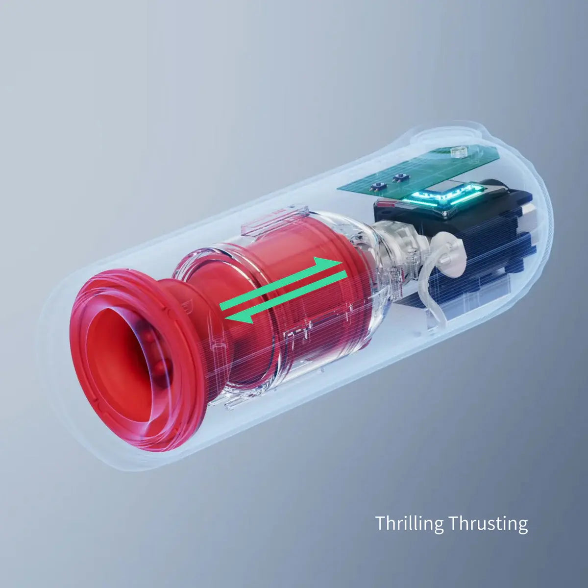 XT9: Wasserdichter Masturbator mit 360° Kontraktion, Stoßfunktion & Vibration