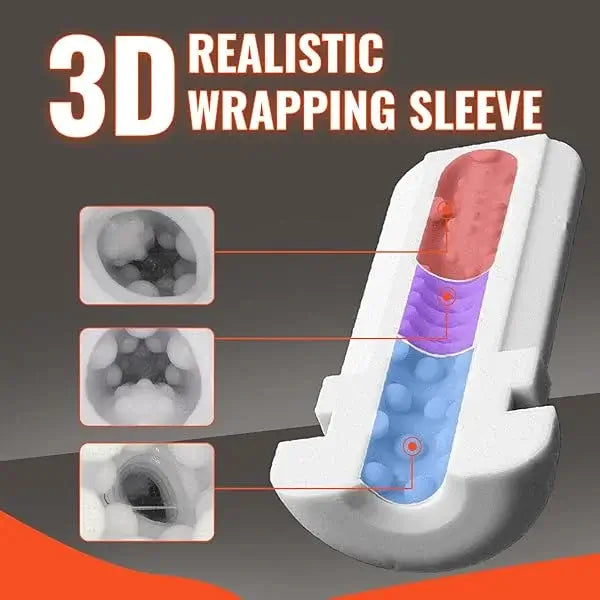 XT1: Automatische Masturbator für Mann mit kraftvoller Saug- und Stoßfunktion