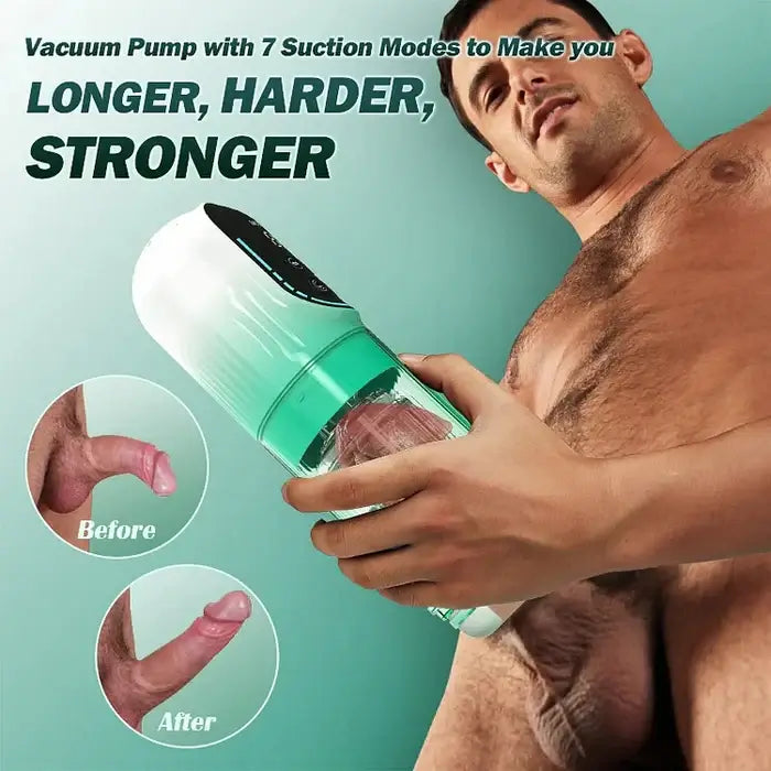 XR4: Wasserdichter Blowjob Masturbator mit rotierender, saugender und teleskopierender Funktion