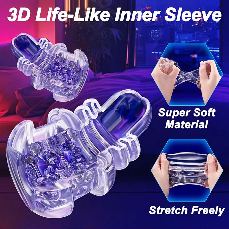 XG18 Plus: 10 Modi für Lecken und Stoßen Blowjob Eichel Mastubator