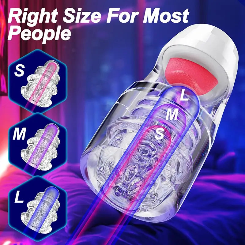 XG18 Plus: 10 Modi für Lecken und Stoßen Blowjob Eichel Mastubator