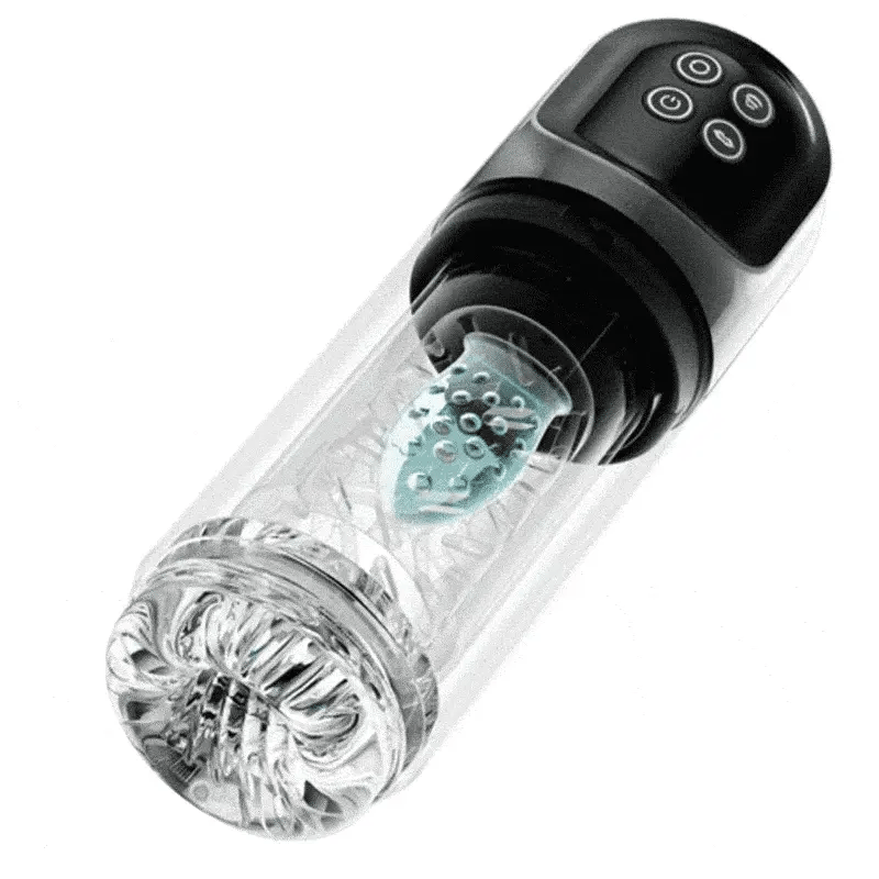 XR3 Plus: 2-in-1 voll wasserdichter Blowjob-Stimulator mit Wasser-Vakuumpumpe