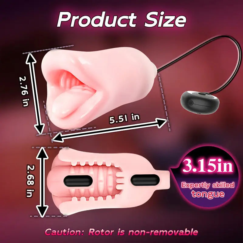 XG22: Blowjob-Stimulator mit 10 Vibrationsmodi für das Eicheltraining