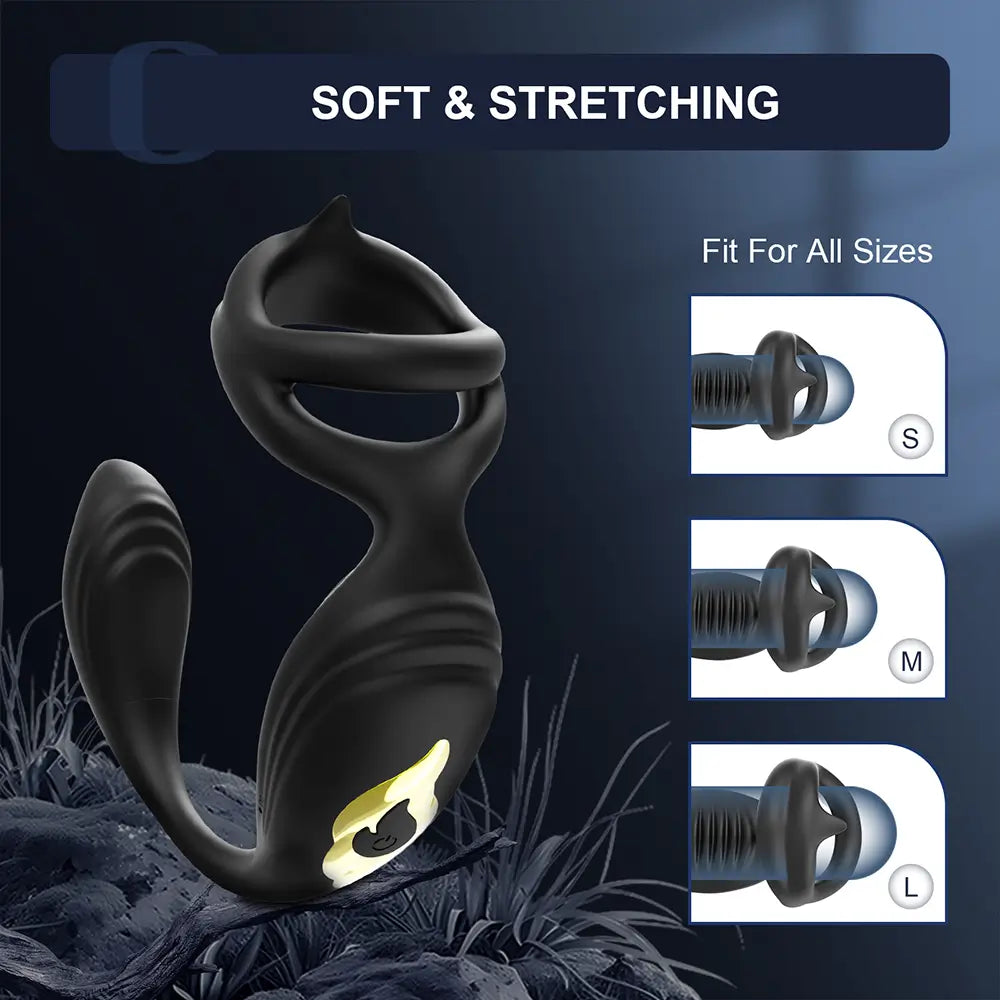 PM5: Elektrischer Prostata-Massager zur Stimulation von Penis, Hoden und Damm