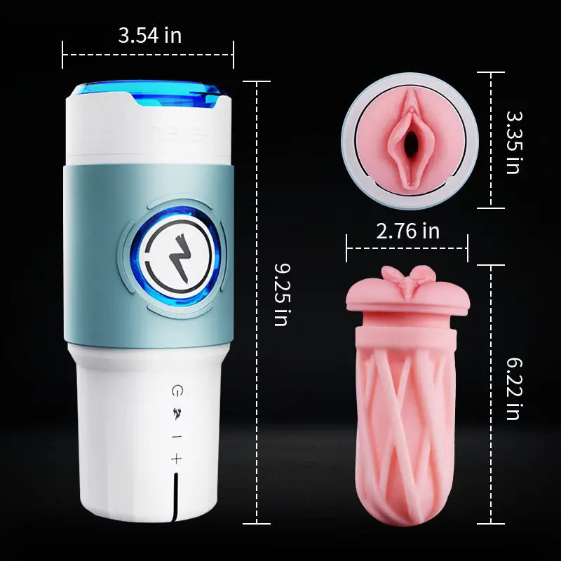 Leten ThermoPod Pro: Heizung Männlicher Masturbator mit real Vagina Sleeve