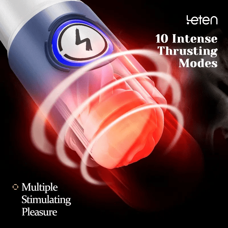 Leten ThermoPod Pro: Heizung Männlicher Masturbator mit real Vagina Sleeve