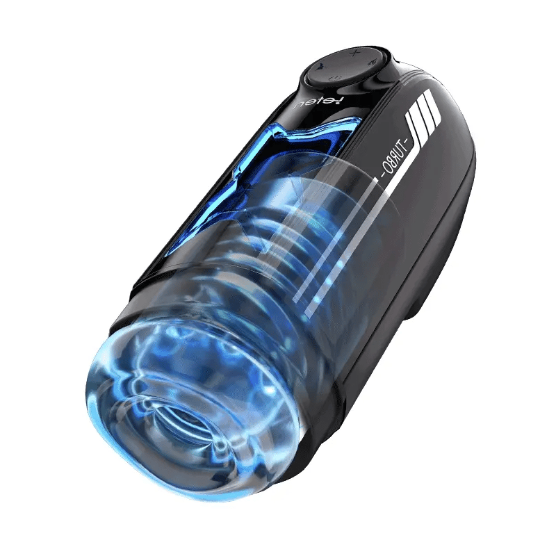 Leten X-Turbo Pro: 700 Kolben/Min Automatische Teleskop-Heizung Masturbator