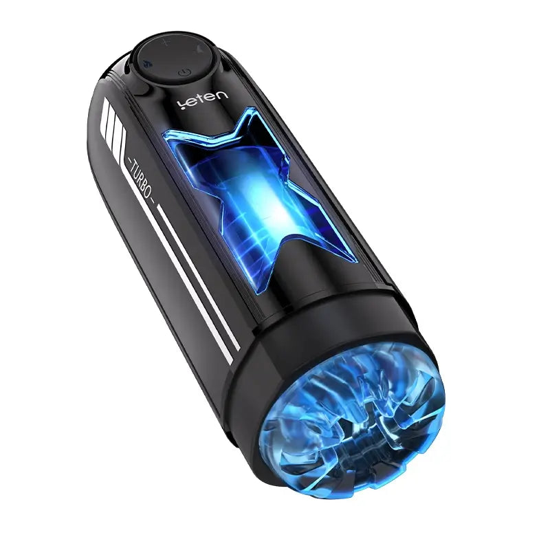 Leten X-Turbo Pro: 700 Kolben/Min Automatische Teleskop-Heizung Masturbator