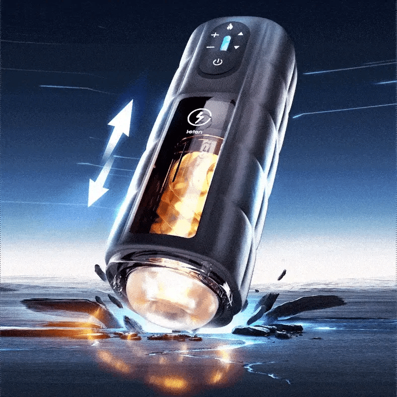 Leten Zero Gravity Pro: Masturbator mit Realistischer Vagina, 10 Stoßfunktion & Vibrationen und infrarotbeheizter Funktion