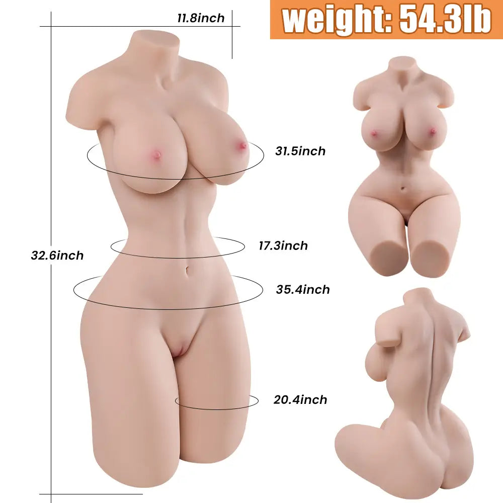Caroline: 25kg Japanische Life Size Sex Doll Torso