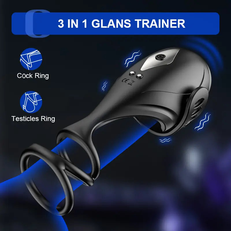XG5: App-gesteuerter 3-in-1-Masturbator-Trainings-Penisring