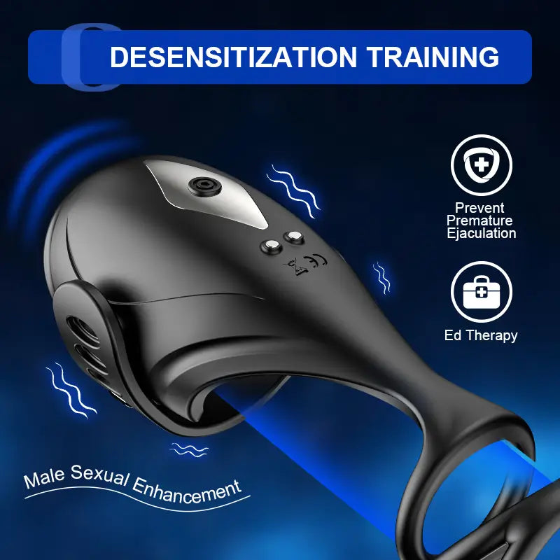 XG5: App-gesteuerter 3-in-1-Masturbator-Trainings-Penisring