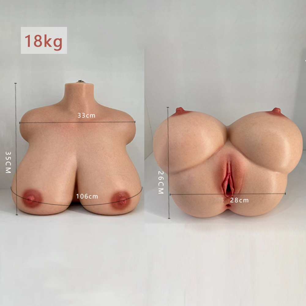 Micaela: 18kg Silikon Gel Brüste Masturbator mit Realistische Muschi Anus