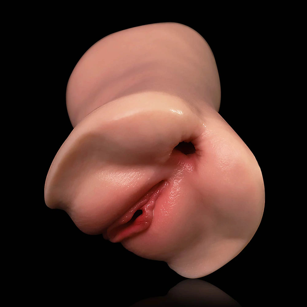 Janice : 907 g, la chatte de poche en silicone la plus réaliste avec bouche, vagin et anus