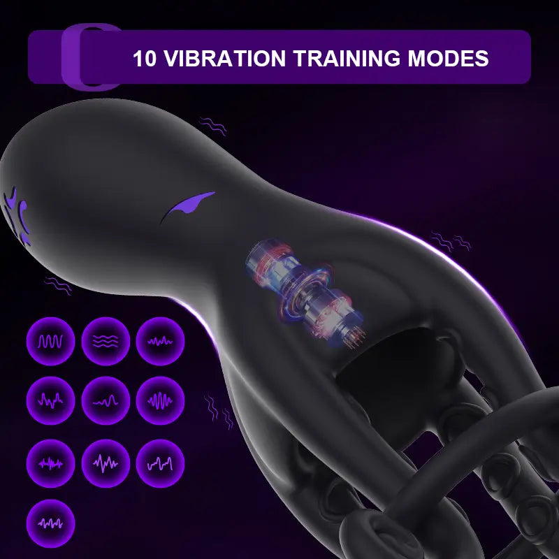 XG11: Oktopus-Tentakel-Stimulator mit 10 Vibrationsmodi