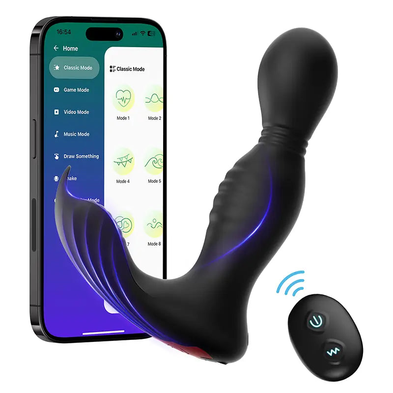 PM8: Prostata-Massager, Analplug und Leck-Vibrator