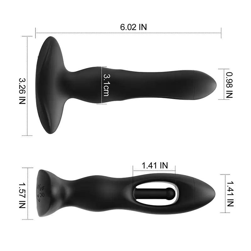 PM4: Prostata-Massager & Analplug mit Fernbedienung