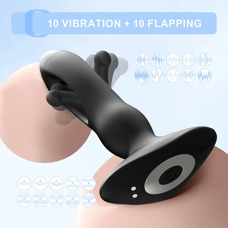 PM4: Prostata-Massager & Analplug mit Fernbedienung