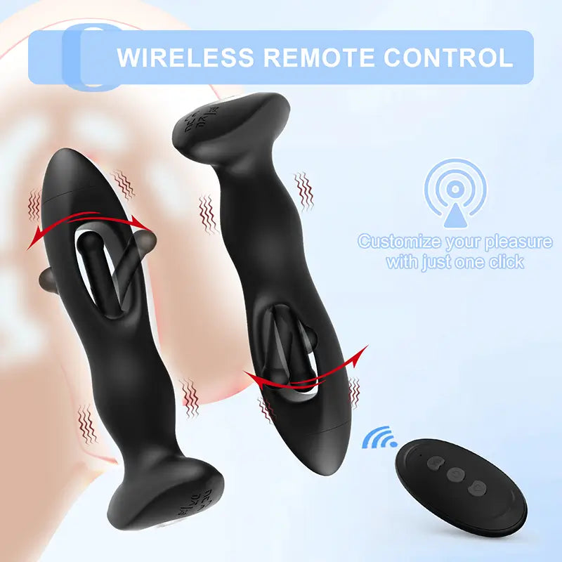 PM4: Prostata-Massager & Analplug mit Fernbedienung