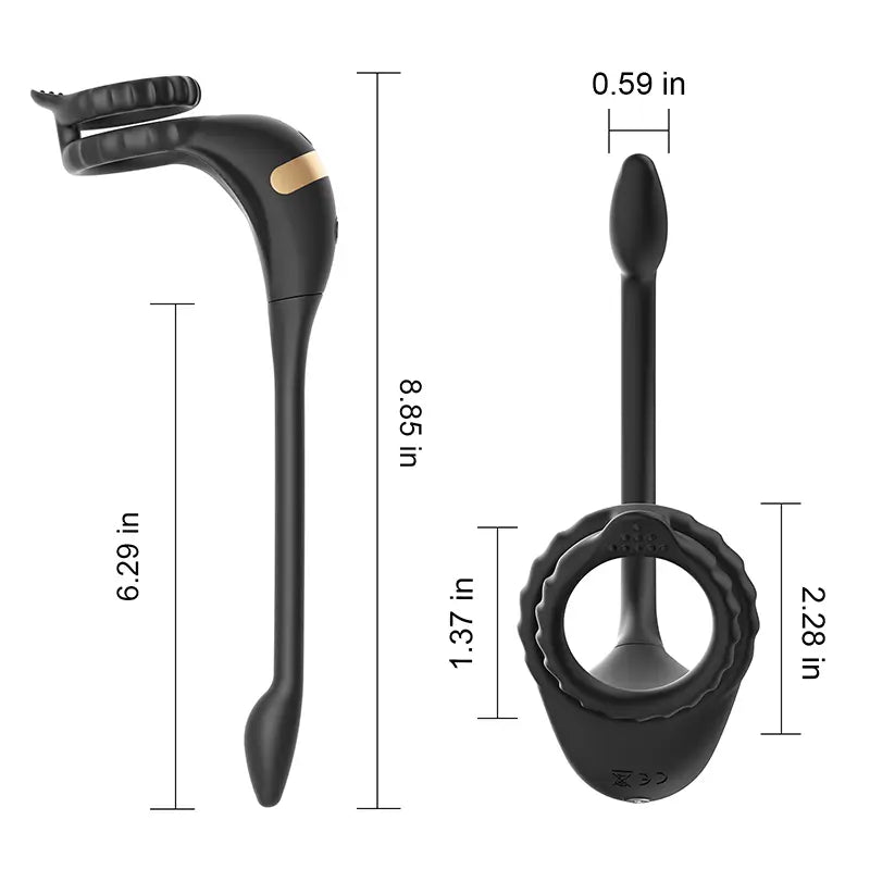 PM2: Prostata-Massager mit Penisring – steuerbar per Fernbedienung oder App