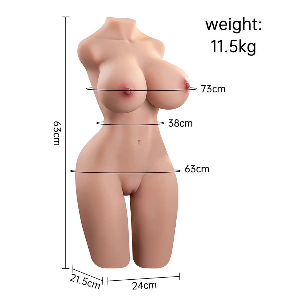 Sheila: 11,5kg Realistische Sextorso für Männer