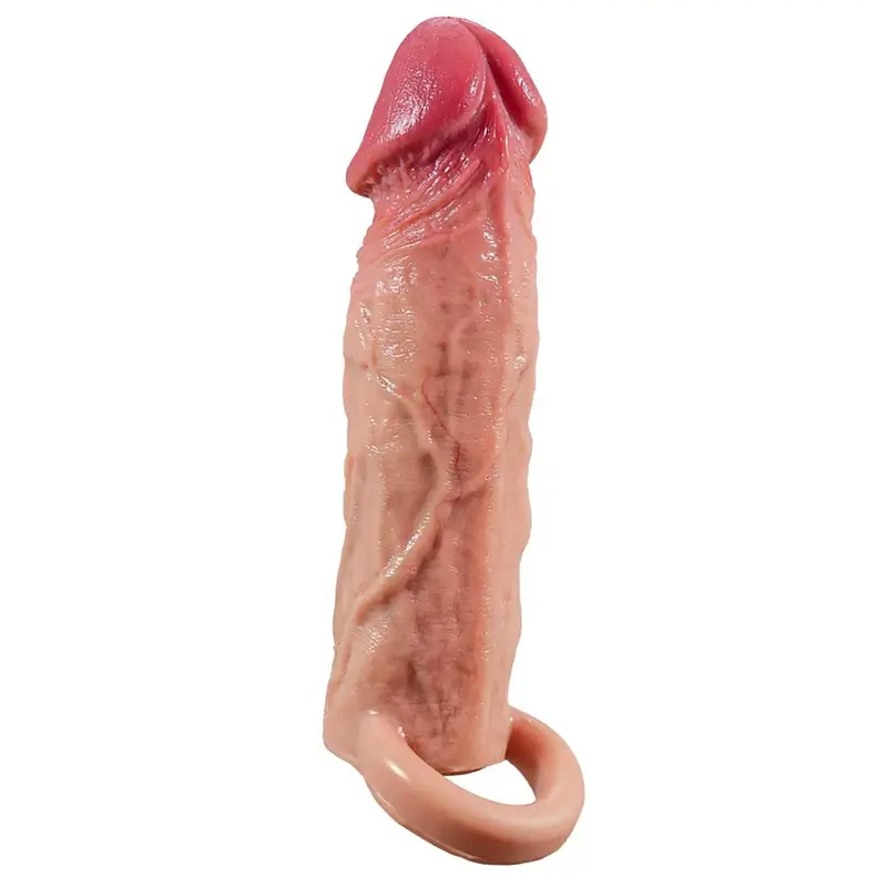 Realistische Silikon-Penishülle mit Ballschlaufe, 16 cm Länge