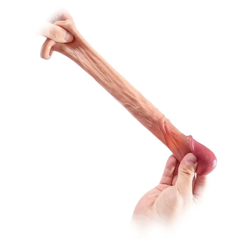 Realistische Silikon-Penishülle mit Ballschlaufe, 16 cm Länge