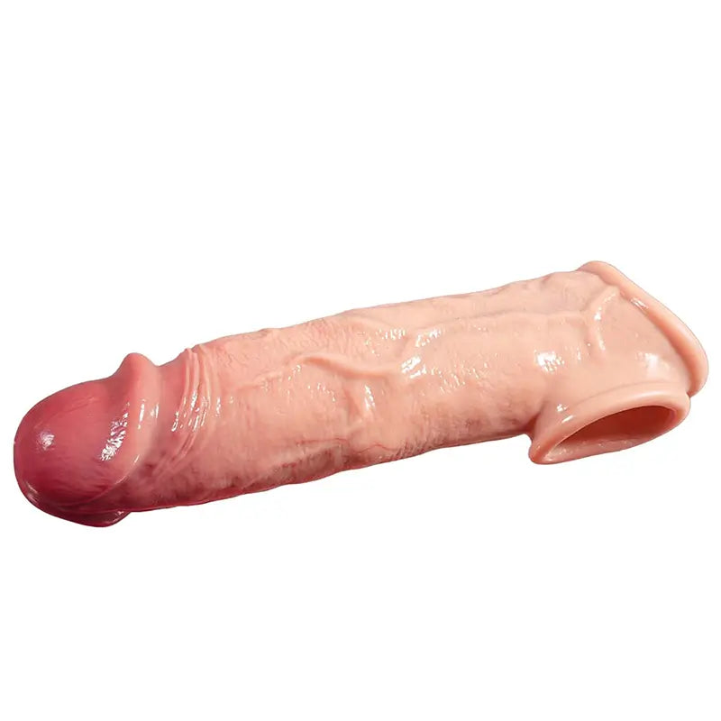 Realistische Silikon-Penishülle, 18,54 cm Länge