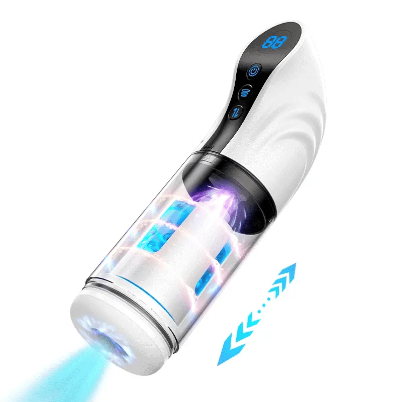 XS17: Automatischer Rotierender Masturbator mit 9 Saugen und Stoßfunktion