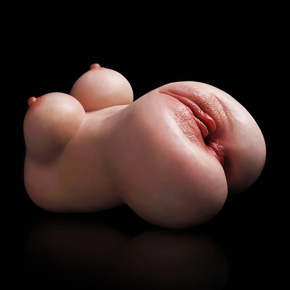 Kait: 1,4kg realistischer silikon Pocket Pussy mit Titty