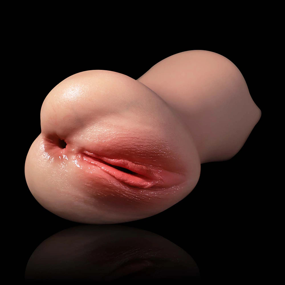 Emma: 1,04kg Silikon Taschenmuschi mit Mund, Vagina, Anus