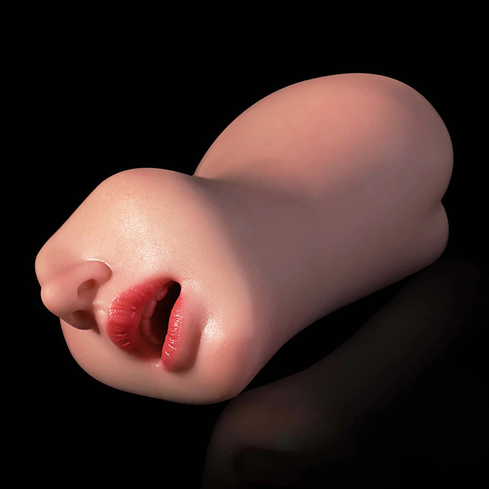 Emma: 1,04kg Silikon Taschenmuschi mit Mund, Vagina, Anus