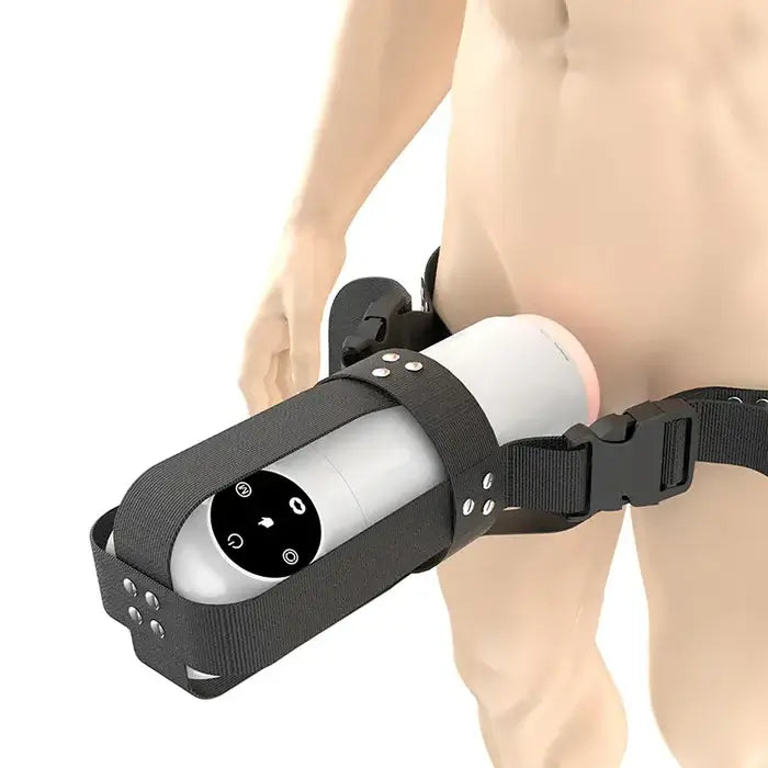 XA6: Tragbarer Gurt für Masturbationsbecher