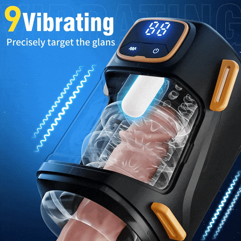 XT2: Tragbarer Herren-Stroker mit 9 Stoß‑ und Vibrationsmodi