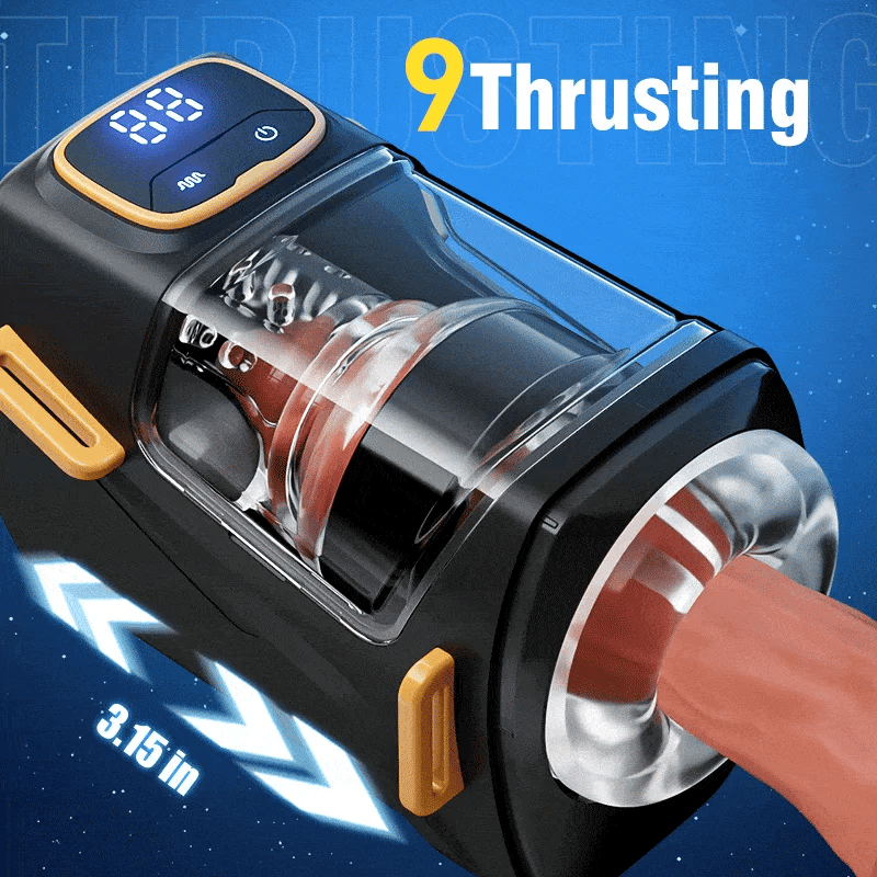 XT2: Tragbarer Herren-Stroker mit 9 Stoß‑ und Vibrationsmodi
