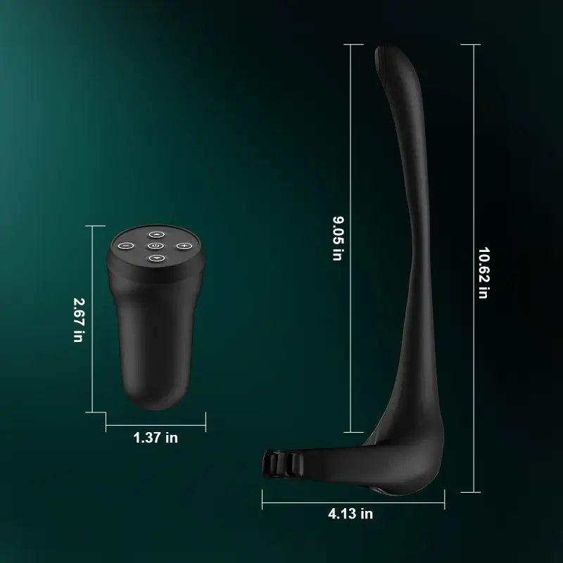 PR4: Verstellbarer vibrierender Penisring mit 10 Vibrationsmodi & Prostatastimulator