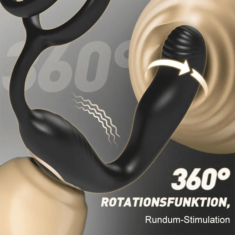 PM10: Prostata Stimulator Anuserweiterung mit 10-Frequenz-Vibration und Rotation