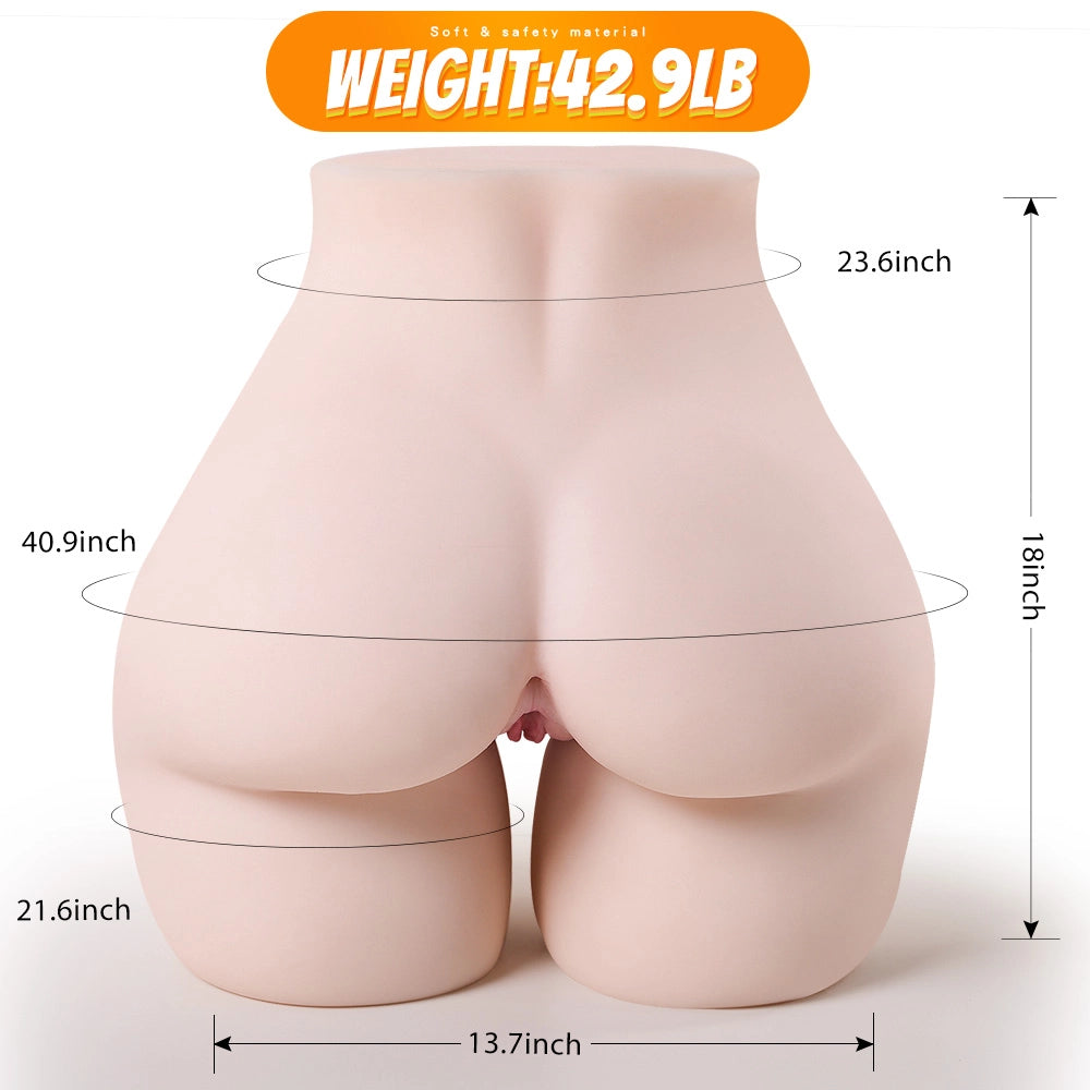 Gena: 19,45kg Voller Größe Torso BBW Großer Arsch