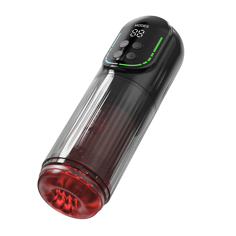 XR4 Pro: Waserdicht Blowjob Masturbator mit APP Steuerung, Stoßen, Rotieren, Saugen und Vibrieren