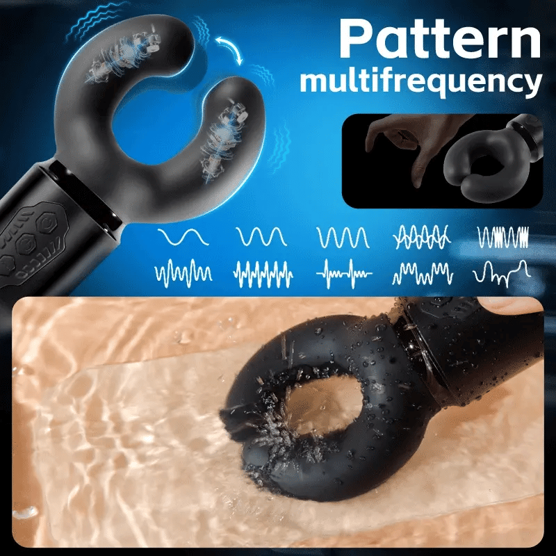 XG19: Wasserdichter Eichelstimulator mit Clip-Vibrationsfunktion