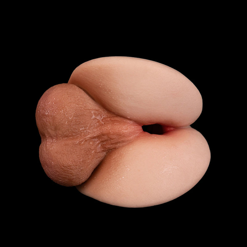 Produkttitel: Rebecca: Masturbator für Männer mit Silikon-Analkanal & Hodensack