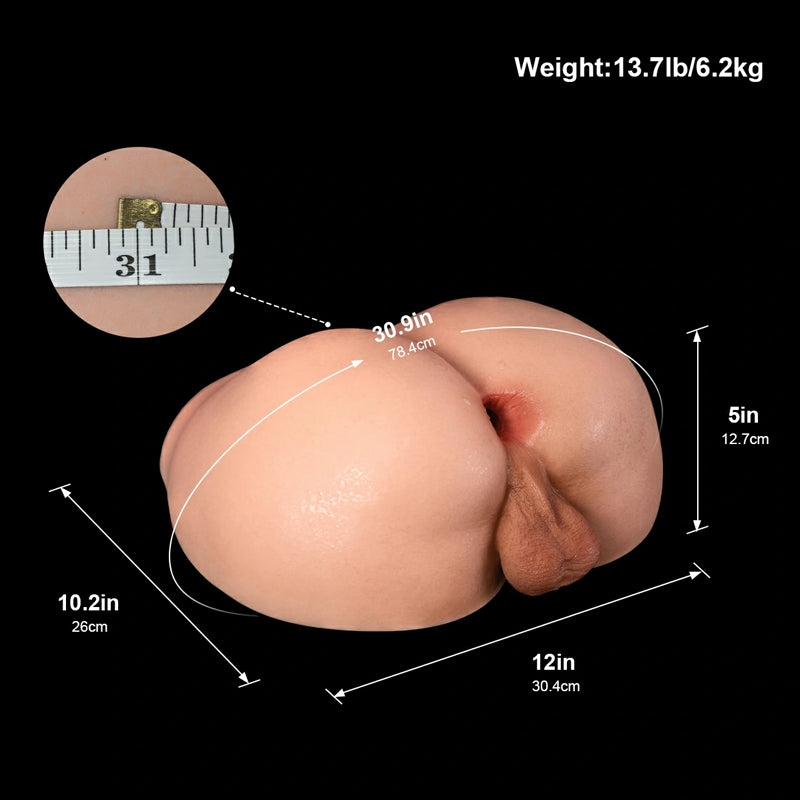 Alexis: Masturbator für Männer mit vollem Silikon-Po & Analkanal