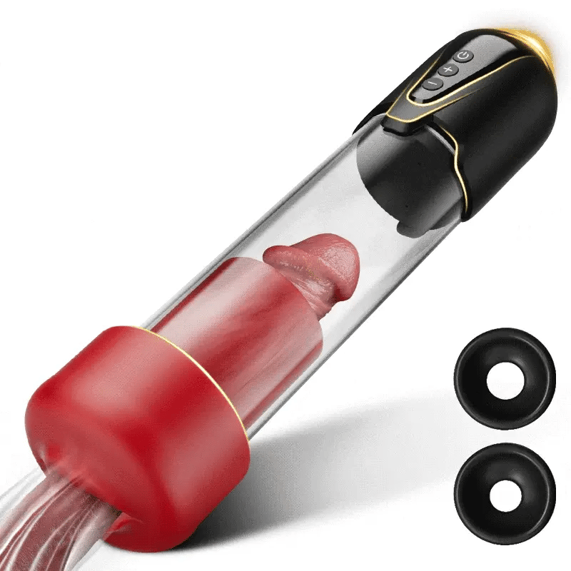 XP9: Elektrische Saug-Penispumpe mit Blowjob-Funktion
