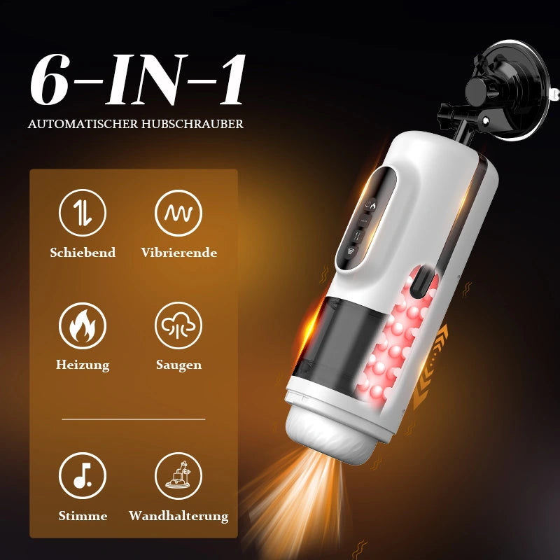 XS6: Elektrischer Handsfree Masturbator mit leistungsstarkem Motor