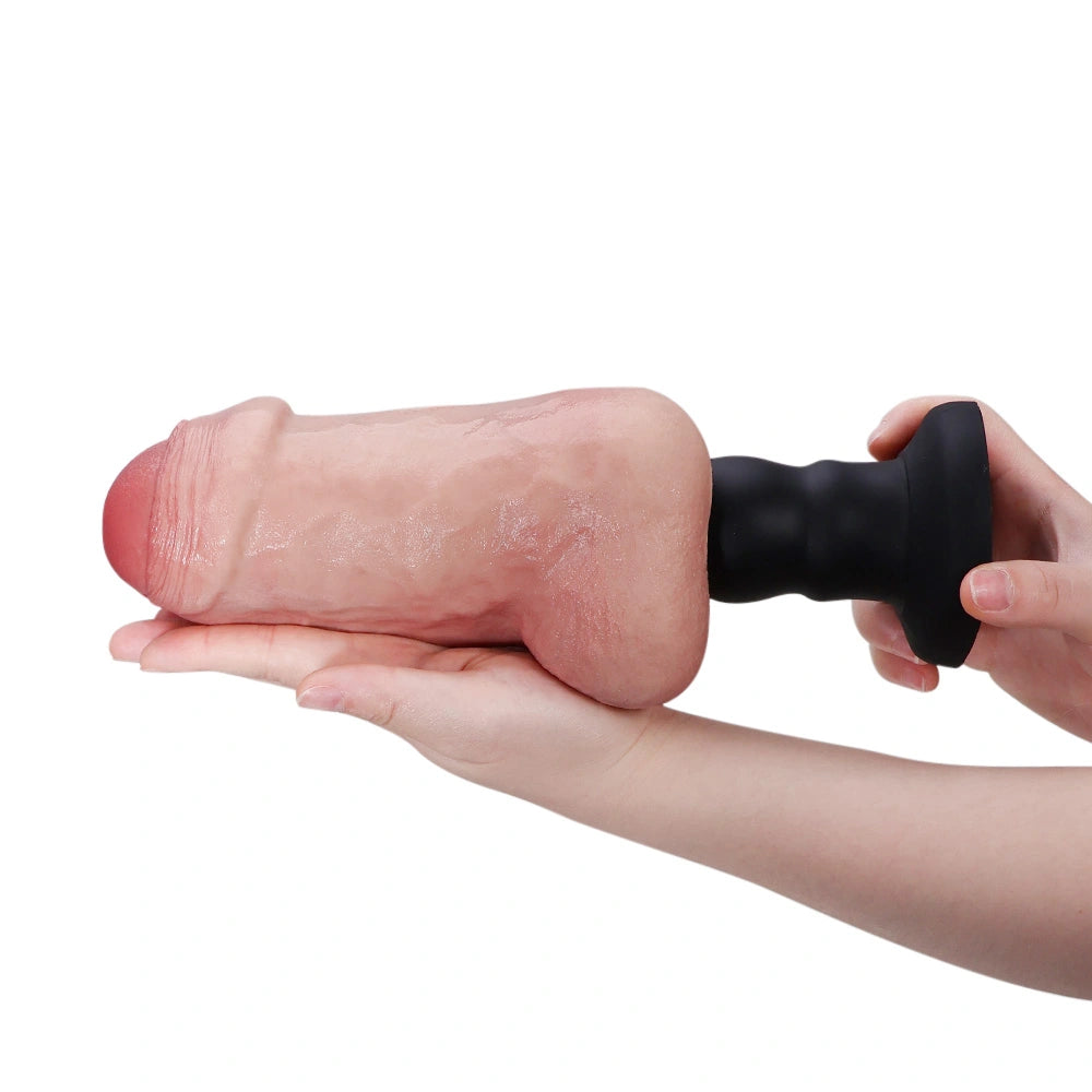 Kimi: Realistischer Weicher Silikon Dildo Masturbator mit 3D Anal Tunnel