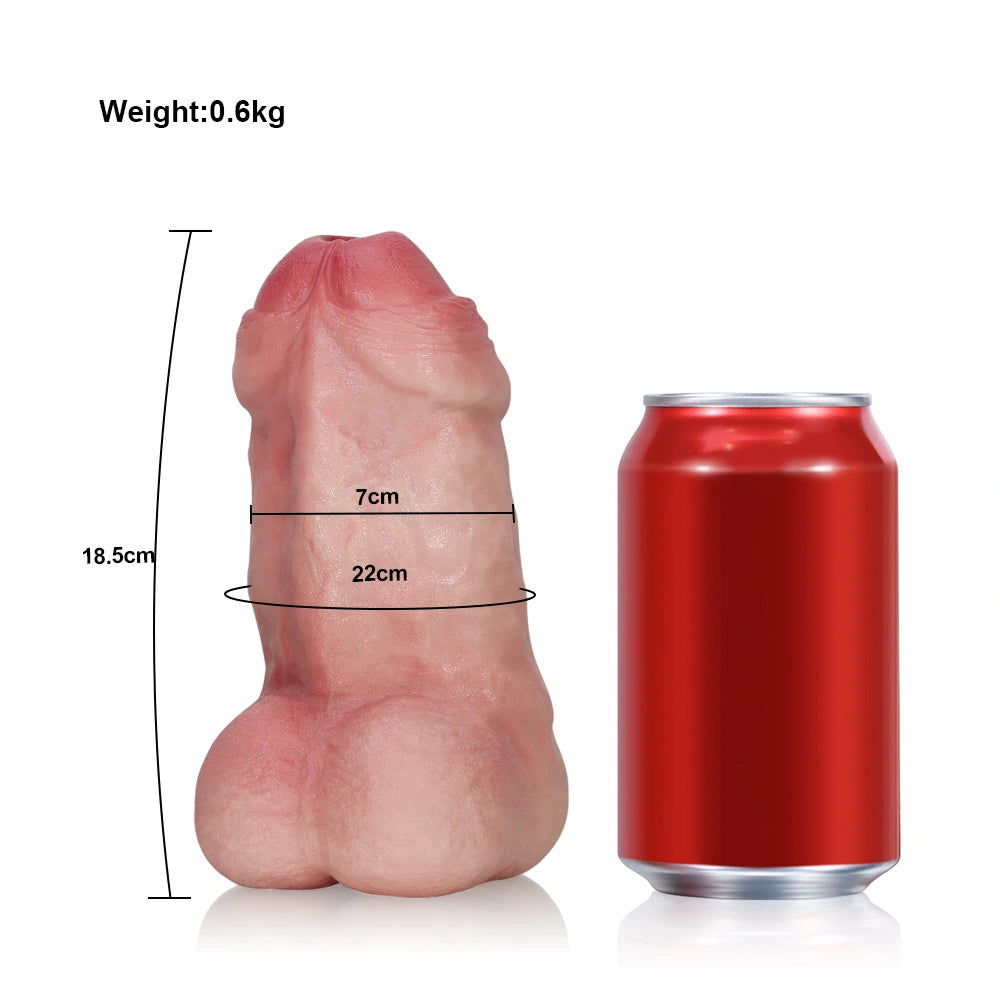 Kimi: Realistischer Weicher Silikon Dildo Masturbator mit 3D Anal Tunnel