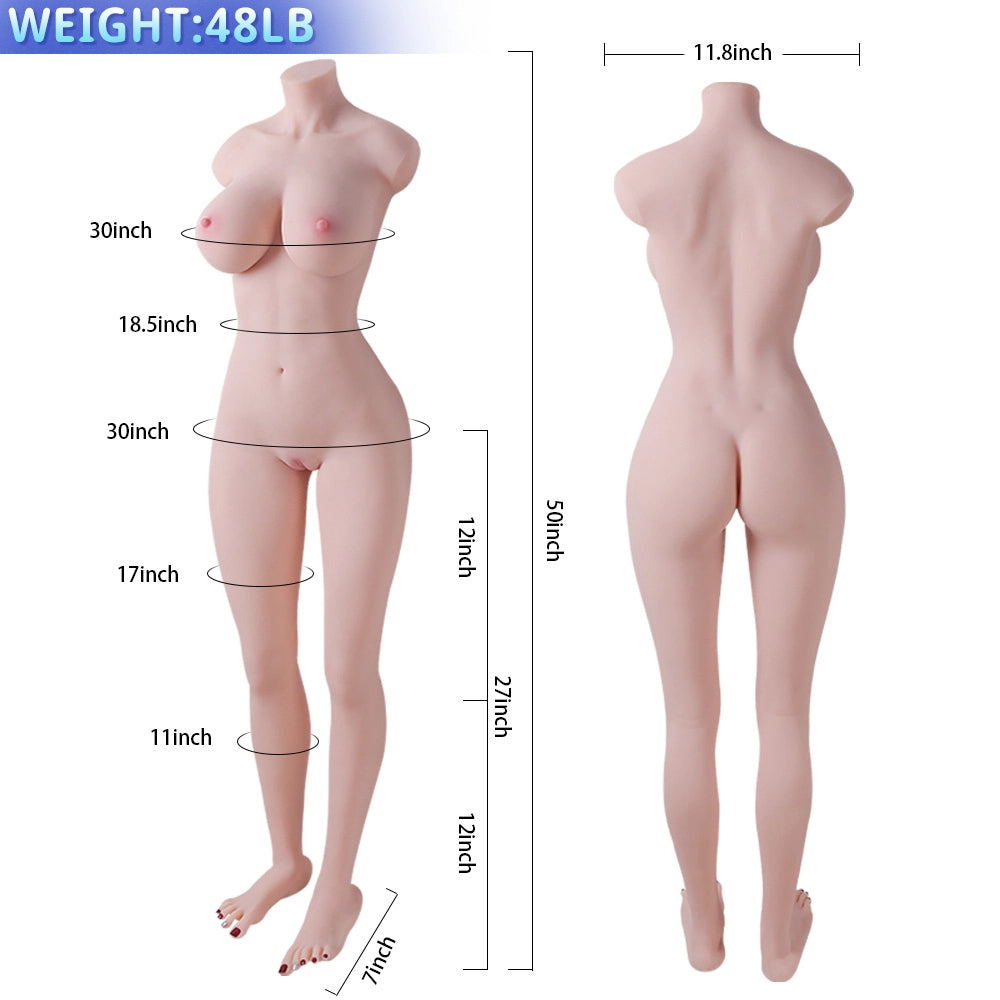 Judy: 21,77kg Lebensgröße Sex Puppe mit Lange Beine und sexy Füße