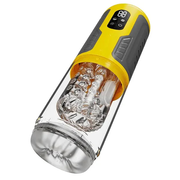 XR15: Leckender Massage-Stroker mit Stoß-, Rotations- & Vibrationsmodus und One-Key-Burst